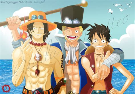 One Piece images Luffy Ace And Sabo HD wallpaper and background photos (35824134)