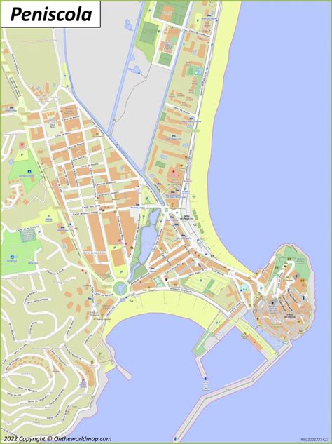 Peñíscola Mapa | España | Mapas Detallados de Peñíscola