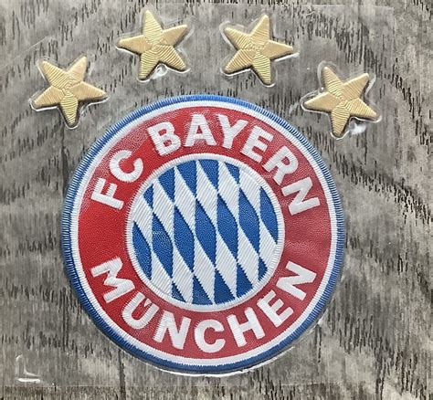 FC Bayern Munchen Munich Team Logo Patch Iron On Patch Badge Bundesliga ...