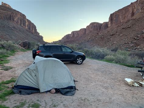 Moab, Utah - Lucked out with our campsite along the Colorado River : r/camping