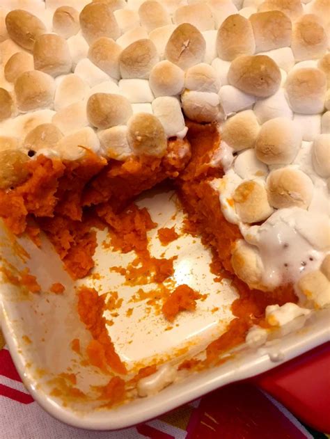 Sweet Potatoes Casserole With Marshmallows – Melanie Cooks