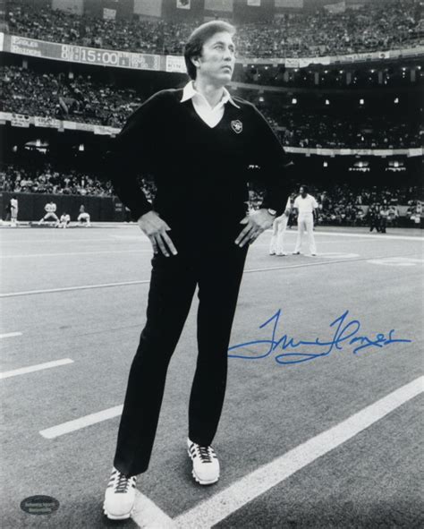 Tom Flores Signed Raiders 8x10 Photo (Schwartz) | Pristine Auction