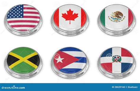 Nation Flag Icon Set Stock Photo - Image: 28639160