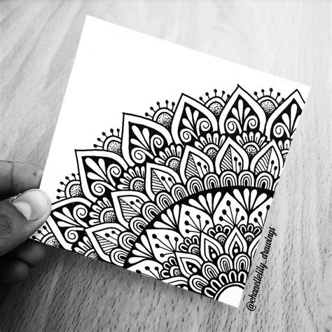 Mandala Doodle: Freehand Practice with New Details