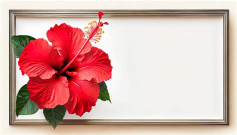 Hibiscus Flower, Frame Free Stock Photo - Public Domain Pictures