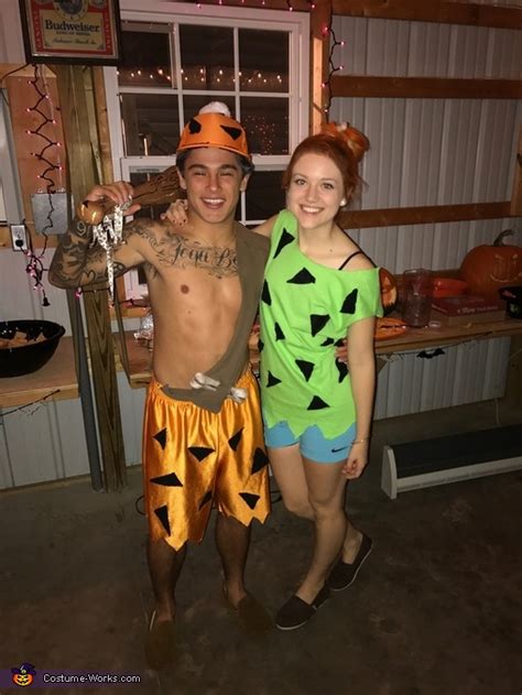 Pebbles and Bam Bam Couple's Costume