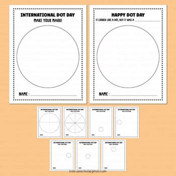 International Dot Day Activities Drawing Creative Thinking Printable ...