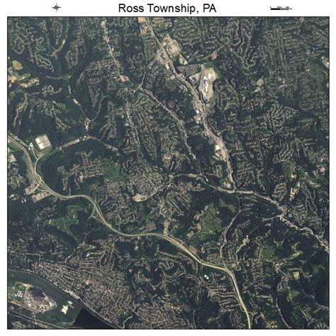 Aerial Photography Map of Ross Township, PA Pennsylvania