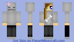 Skeleton Girl Minecraft Skin