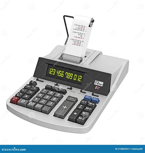 Calculator With Paper Roll Stock Images - Image: 21880434