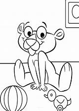 Pink panther Cartoon coloring pages Download And Print For Free sketch template