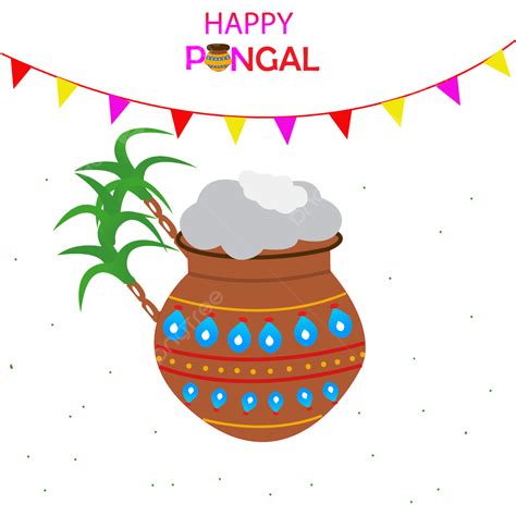 Pongal Pot Vector Hd PNG Images, Pot With Happy Pongal, Pongal ...