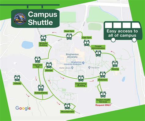 Campus Shuttle | Transportation and Parking Services | Binghamton ...