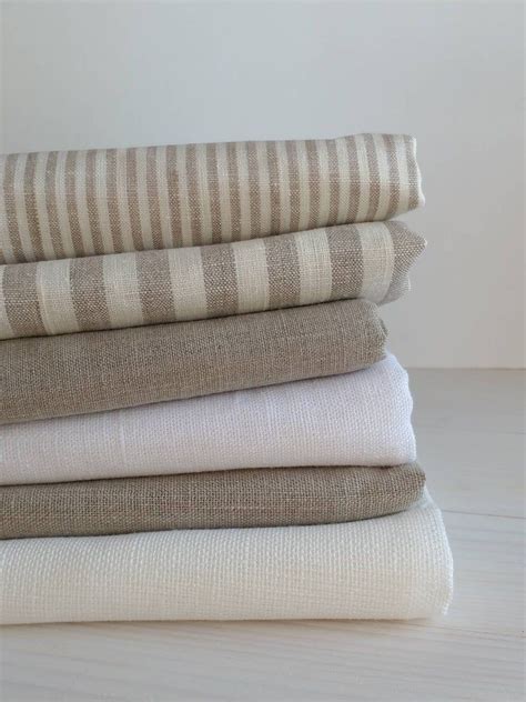 100% Linen fabric Striped linen fabric Natural linen | Etsy | Natural linen fabric, Linen fabric ...