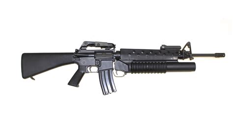 Mint Condition Colt M16A1 With Colt M203 Grenade Launcher - MJL Militaria