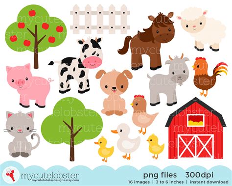 Clipart Animals Farm Youtube