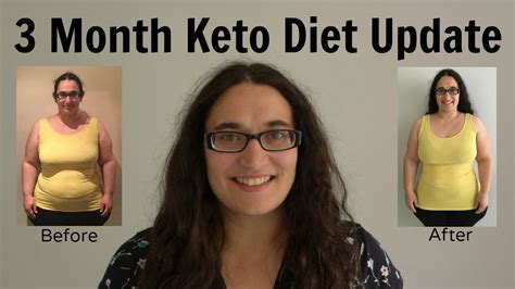 3 Month Keto Diet Weight Loss Update - Low Carb Success - Before and ...