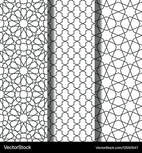 Islamic geometry pattern Royalty Free Vector Image