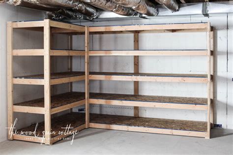 Basement Shelves / Basement Storage Ideas | Basement storage shelves ... : I was happy that 4 ...