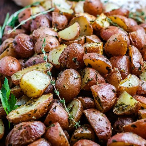 Oven Roasted Red Potatoes - Easy Budget Recipes