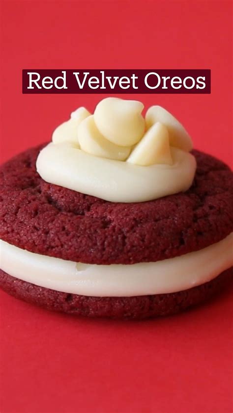 Red velvet oreos – Artofit