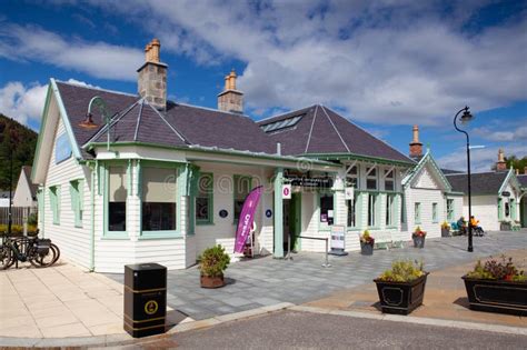 Ballater Railway Station in the Village of Ballater Editorial Photography - Image of deeside ...