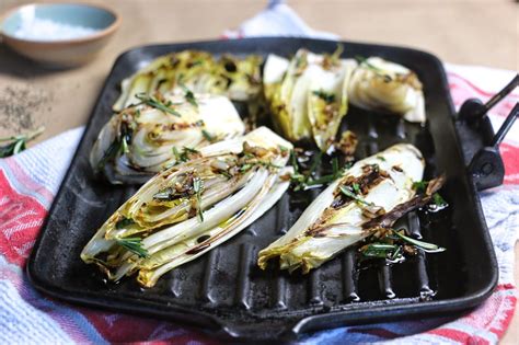 Chargrilled Chicory with Rosemary and Balsamic