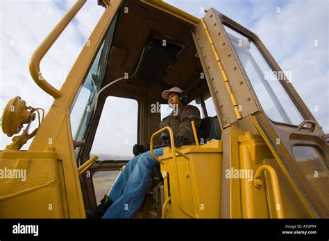 Female bulldozer operator Stock Photo, Royalty Free Image: 6763763 - Alamy