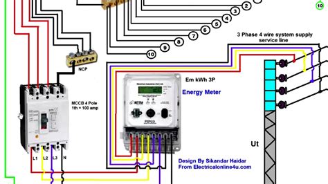 Electrical Meter Wiring Diagram For Service