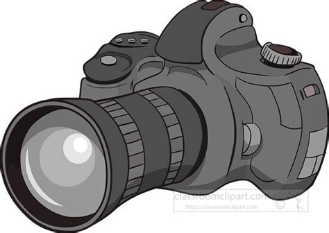 Camera Clipart-digital slr camera clipart