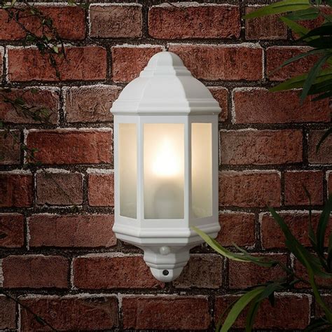 Modern Outdoor Security Bulkhead Wall Light Dusk Dawn PIR Motion Sensor Lamp | eBay