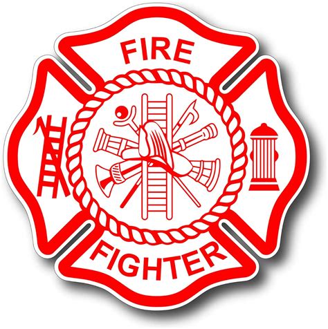 size: 3" x 10" RED FIRE DEPT Highly Reflective Vehicle Decal ...