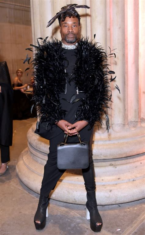 Ruffling Feathers from Billy Porter's Fabulous London Fashion Week Style | E! News