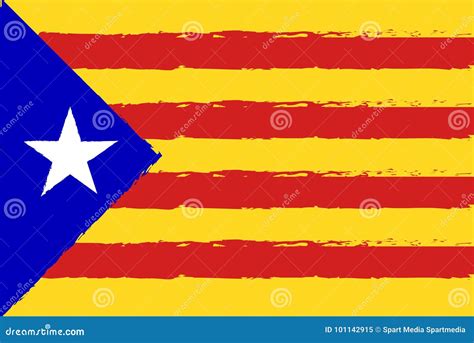 Catalonia Independence day stock vector. Illustration of festival ...