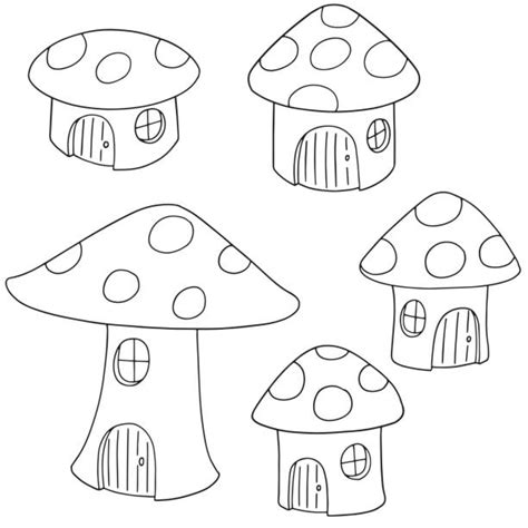 Royalty Free Mushroom House Clip Art, Vector Images & Illustrations ...