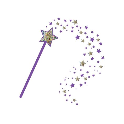 Fairy Godmother Wand Wall decal sparkle gold or silver