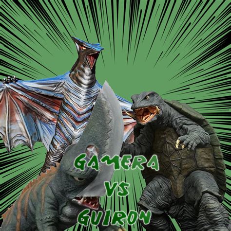 Gamera vs Guiron poster by PrimalRageDude96 on DeviantArt