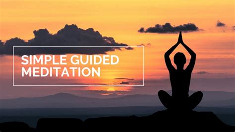 Simple Guided Meditation - YouTube