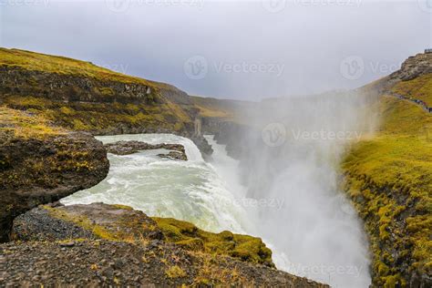 Gullfoss Waterfall in Iceland 10245380 Stock Photo at Vecteezy