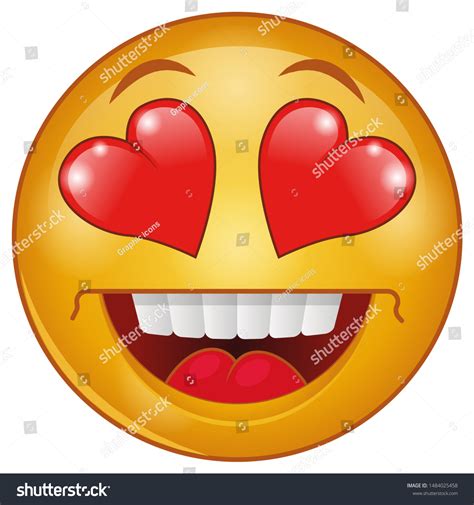 Emoji Face Beautiful Illustration Stock Illustration 1484025458 | Shutterstock