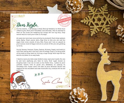 Santa Claus Letter Saint Nicholas Personalized Santa Letter | Etsy