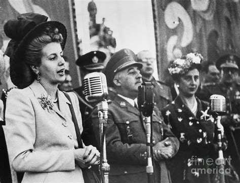 Eva Peron Speaking In Madrid Photograph by Bettmann | Fine Art America