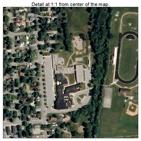 Aerial Photography Map of Hagerstown, IN Indiana