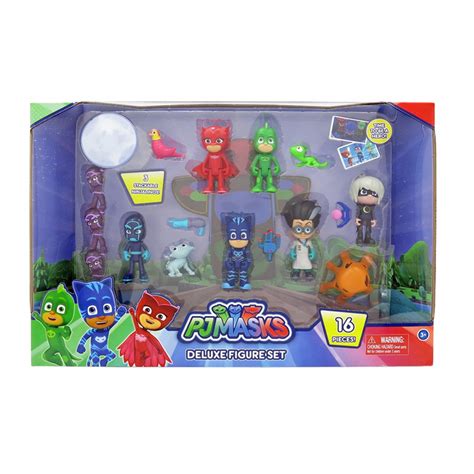 PJ Masks Deluxe 16 Piece Figure Set | BIG W