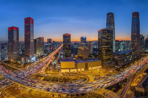 Amazing night view of CBD in Beijing[3]- Chinadaily.com.cn