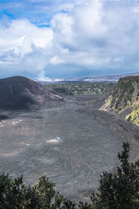 Kilauea Caldera in Volcanoes National Park, Hawaii Stock Photo - Image ...