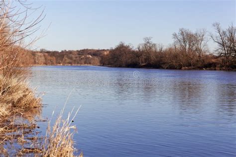 The River Saale in the North of the City Halle, Germany Stock Image - Image of lake, environment ...