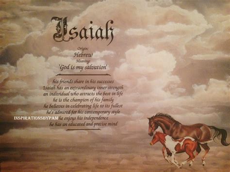 Isaiah First Name Meaning Art Print-name Meaning - Etsy Australia