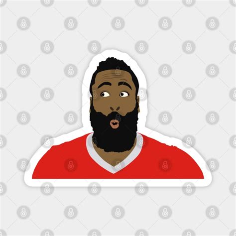 James Harden - Funny Face Meme - Houston - James Harden - Magnet ...