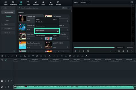 Filmora Beat Detection